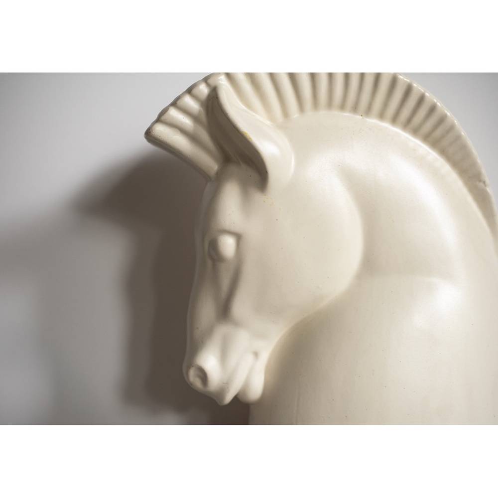 Vintage 1950s Retro Haeger Horse Head Pottery Vase - Picture 11 of 12